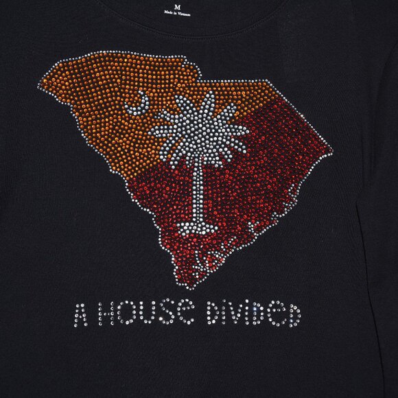 Clemson South Carolina House Divided rhinestone shirt XS,S,M,L,XL,XXL,1X,2X… - Picture 2 of 7